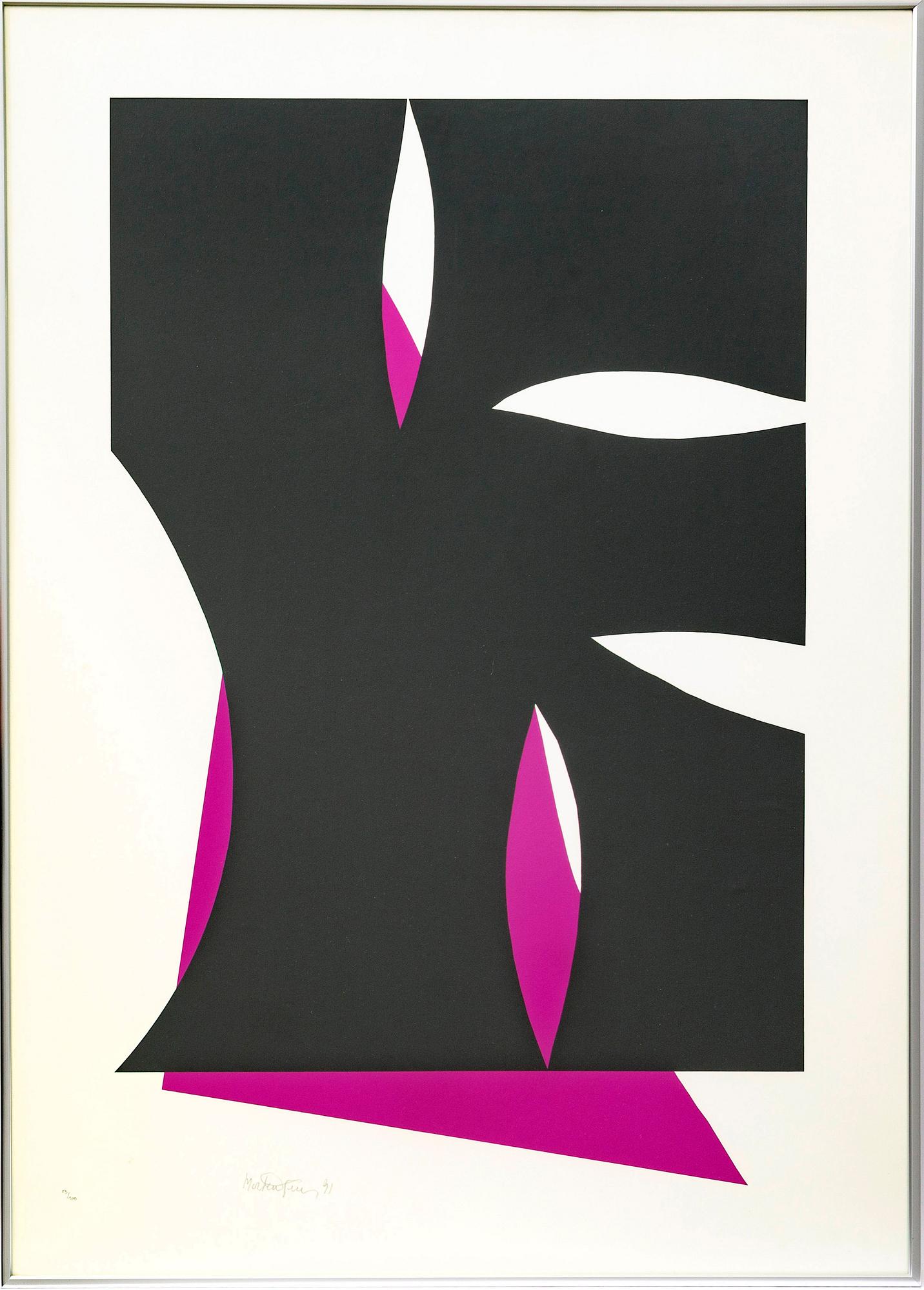 Richard Mortensen,  serigraph signed dated and numbered 13/100.