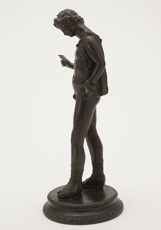 SKULPTUR, patinerad brons, 1900-tal.