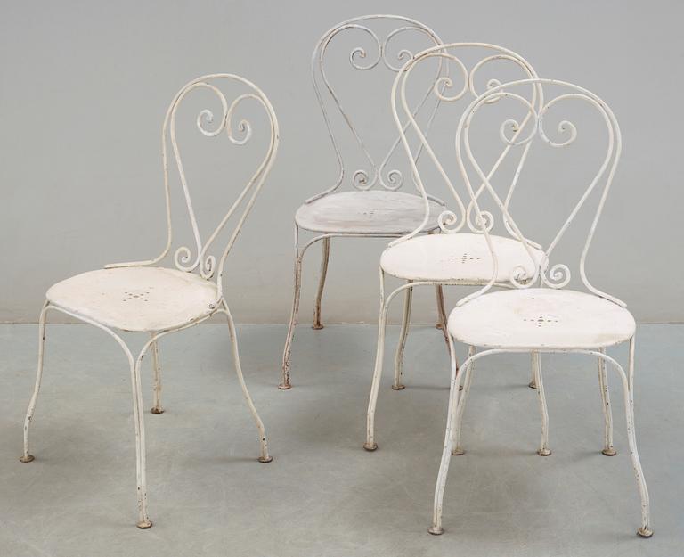 CAFÈSTOLAR, 4 st, 1900-tal.