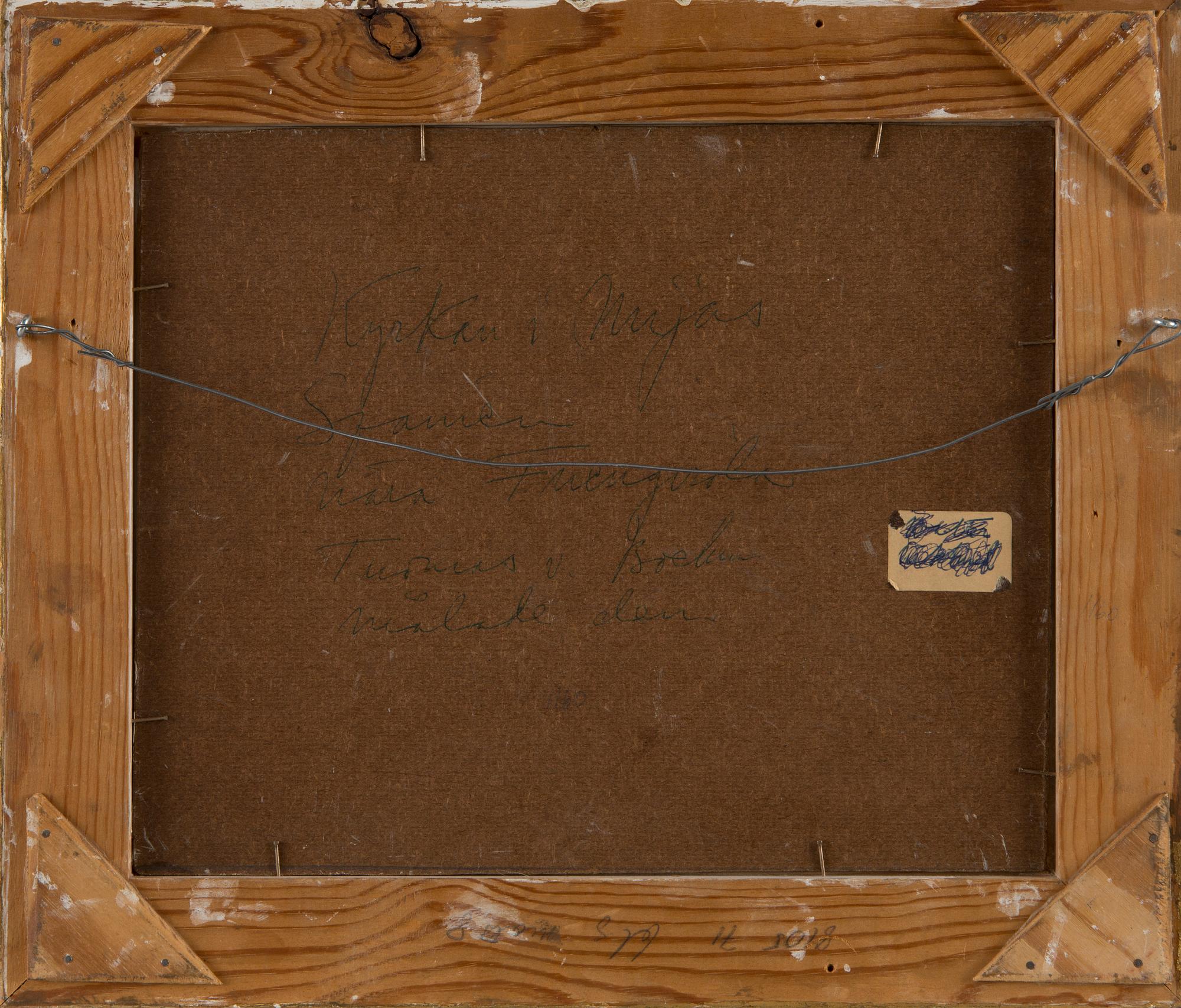 Tuomas von Boehm, Kyrka i Solsken.