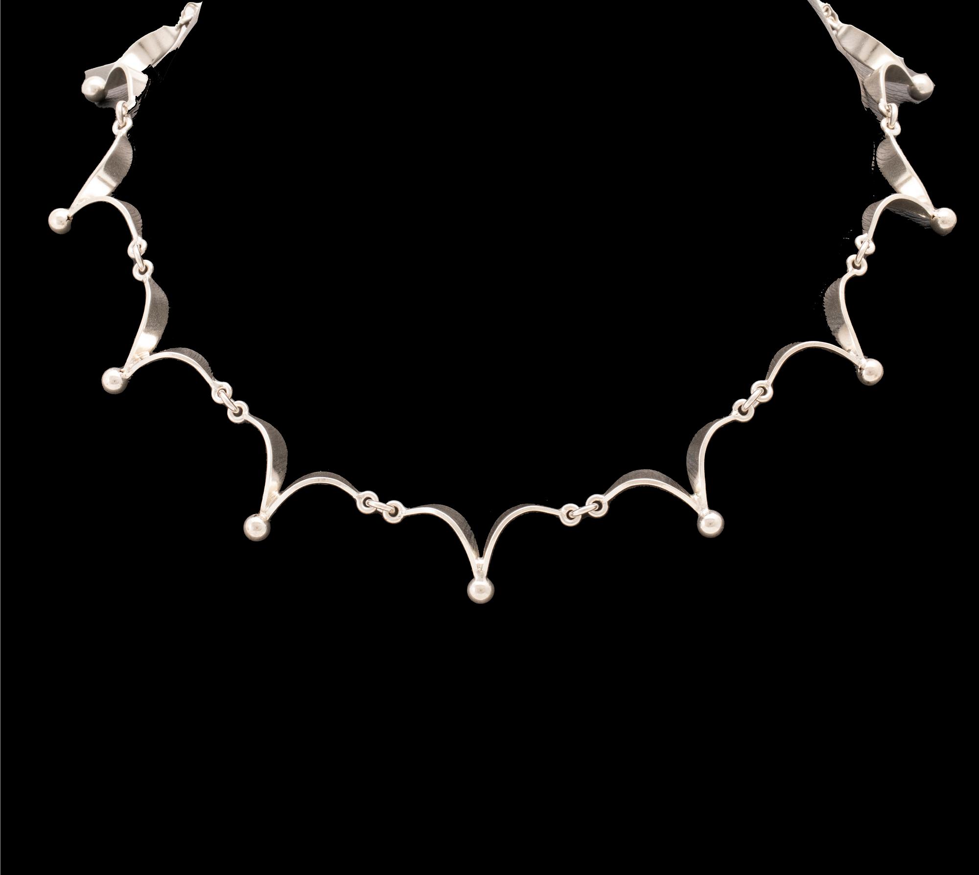 Rey Urban halsband silver Stockholm 1960.