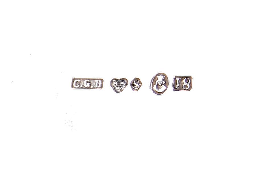 KAFFESERVIS, 3 delar, silver, nyrokokostil, CG Hallberg, Stockholm 1935.