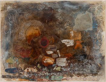 NISSAN ENGEL, mixed media, signed.