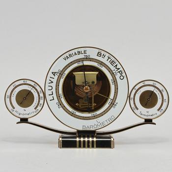 BAROMETER med HYGROMETER och TERMOMETER, 1900-talets första hälft.