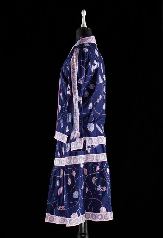 EMILIO PUCCI, kjol samt blus.