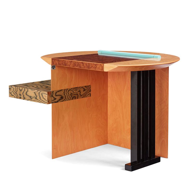 Aldo Cibic, a "Sophia" writing desk, Memphis, Italy, post 1985.