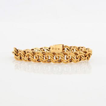 Bracelet 18K gold Bismarck link Ljungström Goldsmiths Stockholm 1947.