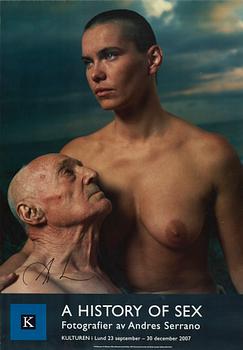 290. Andres Serrano, Poster "A History of sex".