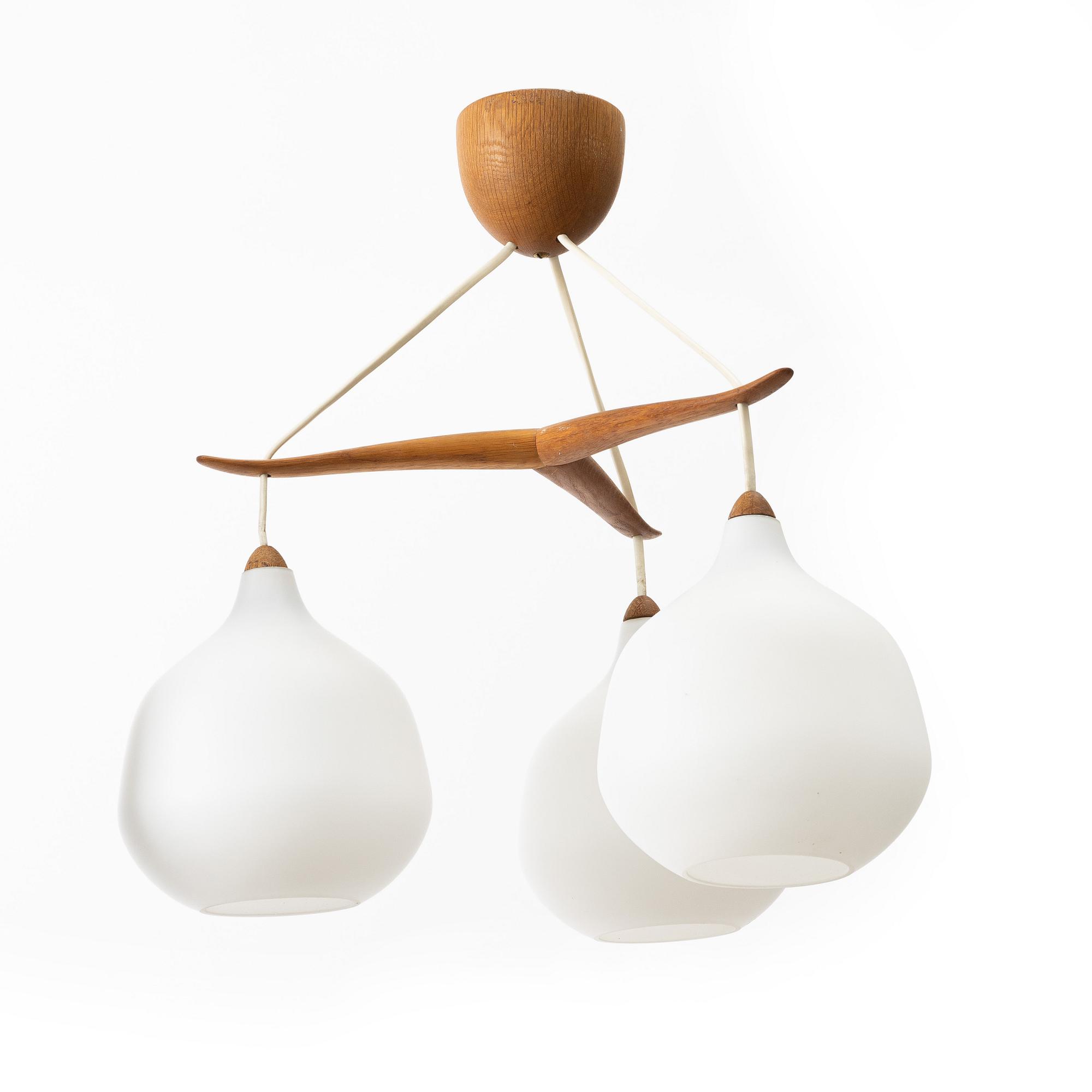 Uno & Östen Kristiansson, Ceiling lamp, Luxus, second half of the 20th century.