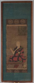 A Chinese or Japanese Tang-style copy of an older Chinese painting, presumably 11-13th Century.