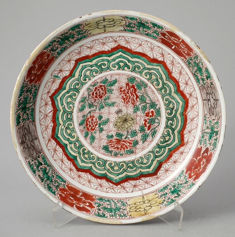 FAT, 3 st, porslin, Kina, Kangxi, (1664-1722).