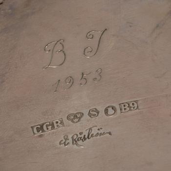 POKALVAS, silver. Eric Råström, 1952. Ca 540g.
