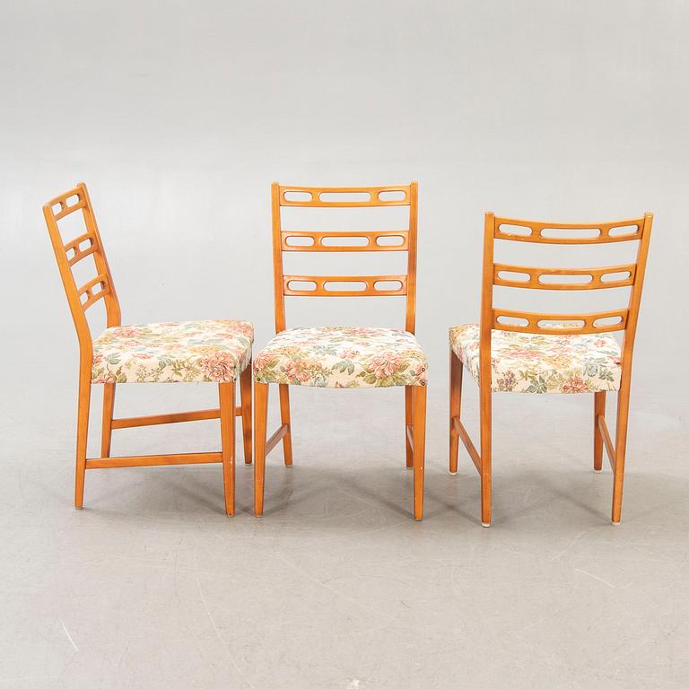 A set of six David Rosén birch chairs from the Futura series for Nordiska Kompaniet, designed in 1949.