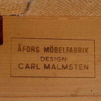 Carl Malmsten, stolar 4 st "Gustavus" Åfors möbelfabrik, 1900-talets andra hälft.