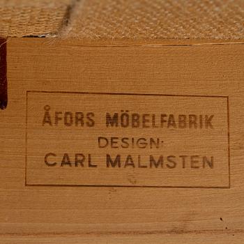 Carl Malmsten, four "Gustavus" chairs from Åfors Möbelfabrik, second half of the 20th century.