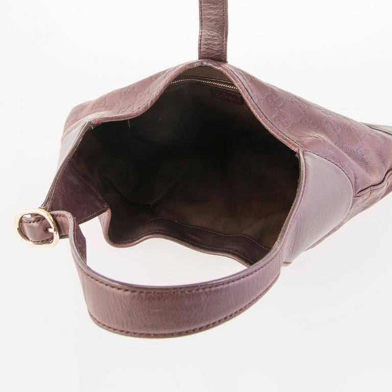 GUCCI Guccissima Leather Jackie Hobo Bag.