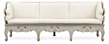 441. A Swedish Rococo 18th Century sofa.