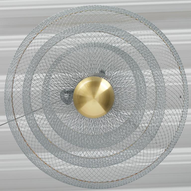 Rick Tegelaar, a "Meshmatics" ceiling lamp, Moooi, Netherlands, post 2016.