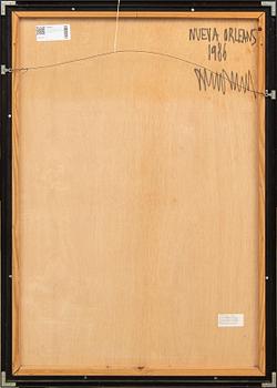 Tomás Gômez Gascón, a signed and dated mixed media.