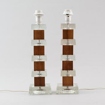 BORDSLAMPOR, 1 par, 1970-tal.