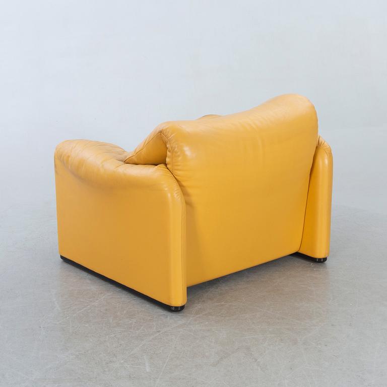 VICO MAGISTRETTI, fåtölj "Maralunga", Cassina 1900-talets senare del.