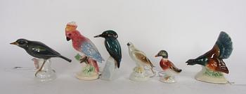 FIGURINER, 6 st, porslin, Tyskland.