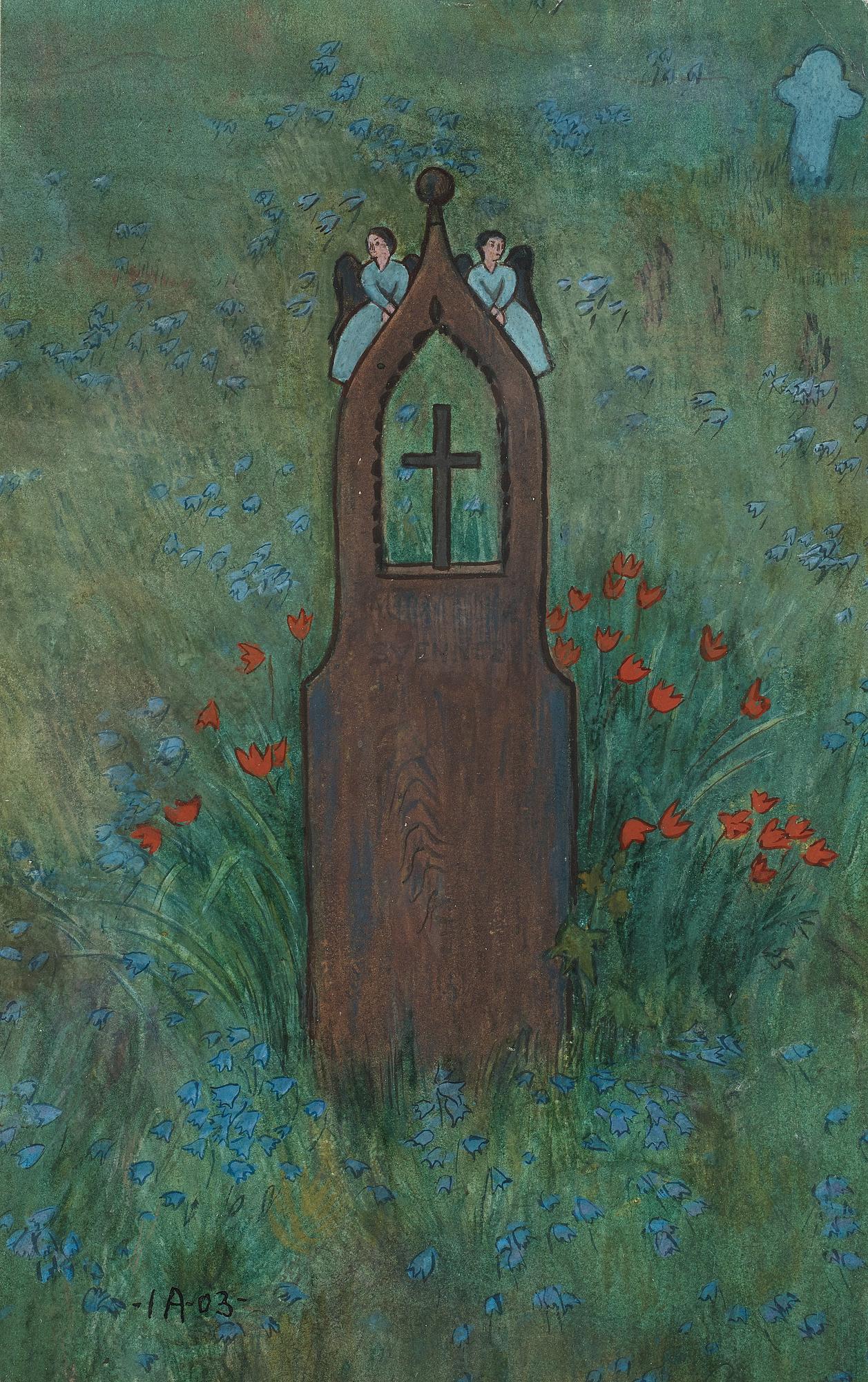 Ivar Arosenius, ”Gravvård” (Gravestone).