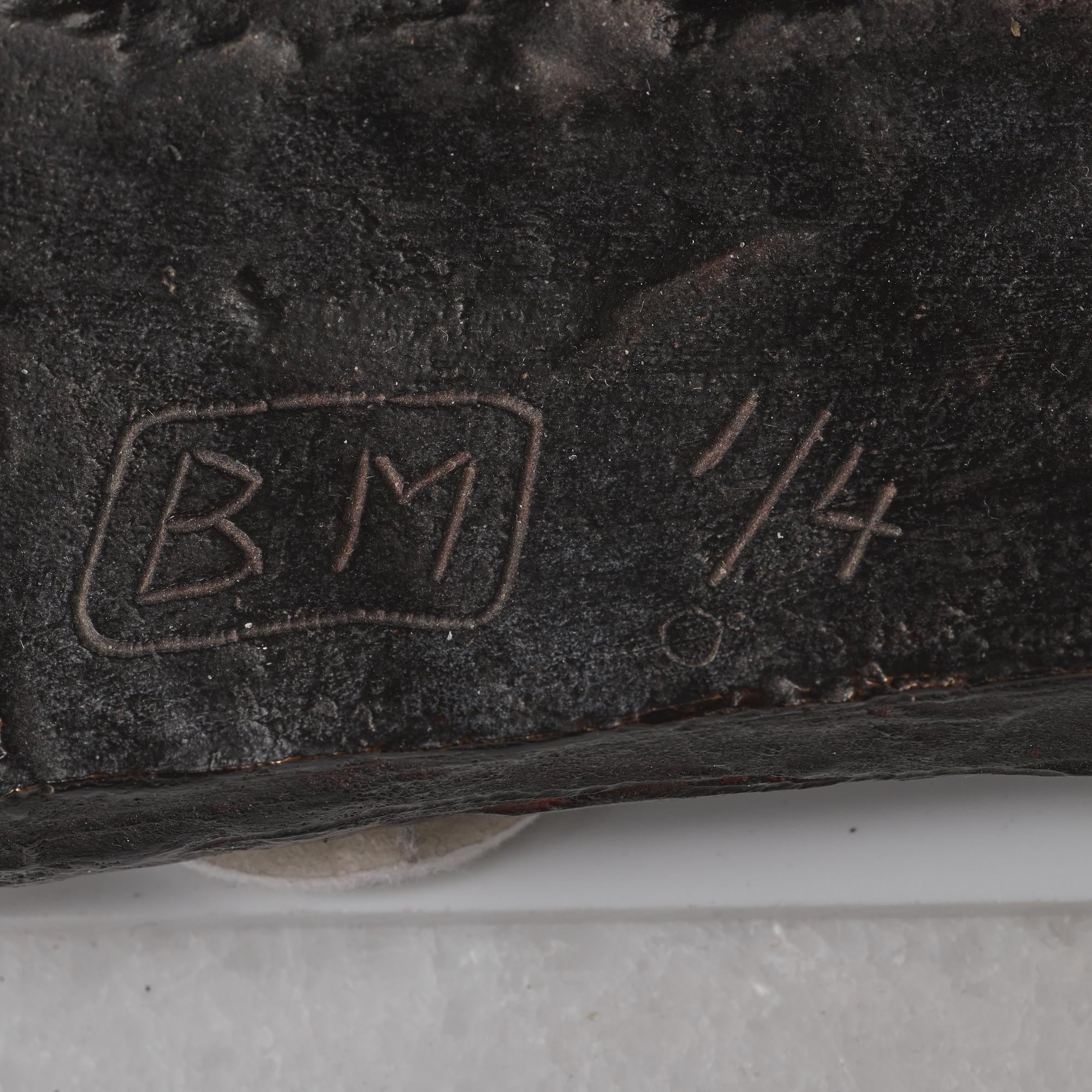 Bror Marklund, "Gestalt i storm" (Figure in a storm).