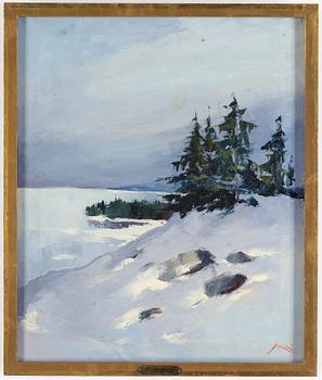AXEL LIND, olja på duk, signerad Axel Lind.
