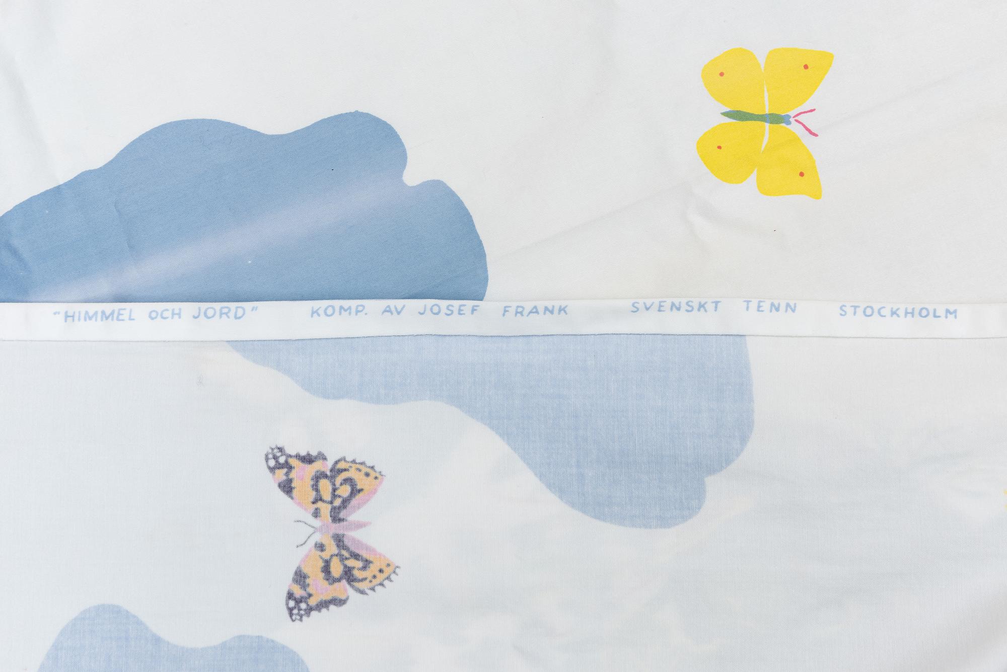 Josef Frank, gardiner, ett par, "Himmel och jord", Svenskt Tenn.