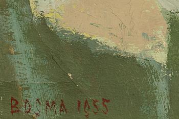 Wim Bosma, oil on canvas, signed and dated 1955.
