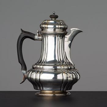 KAFFEKANNA, senbarock, 1700-tal.