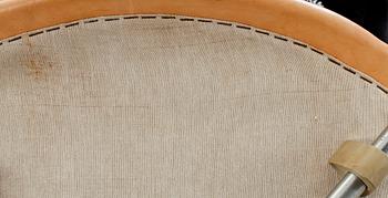 KARMSTOL, "Sjuan", Arne Jacobsen, Fritz Hansen, detta exemplar tillverkat 1966. Märkt undertill 0966.