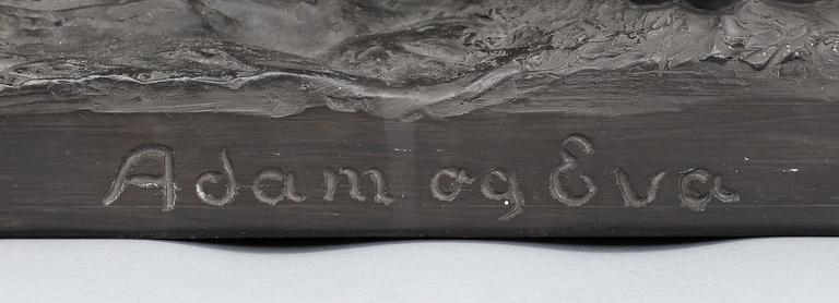 SKULPTUR, terracotta, Hans Gyde-Petersen, bär signatur samt datering 1897.