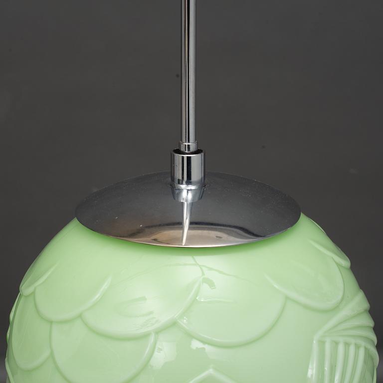 A Swedish Modern ceiling lamp, 1930s-40s.