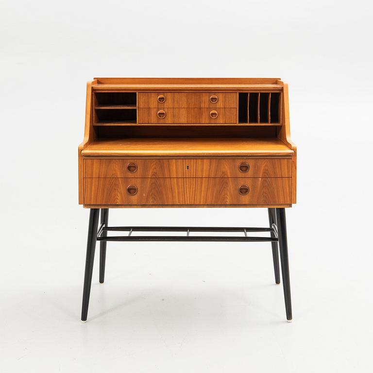 Sekretär, teak, 1960-tal.