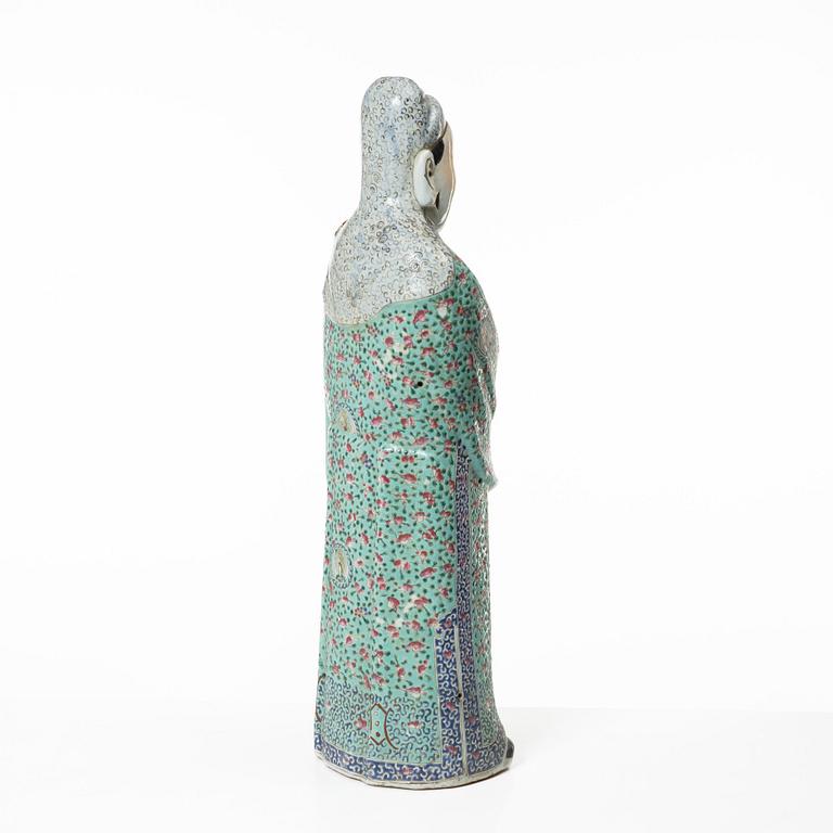 Figurin, porslin Kina, 1800-tal.