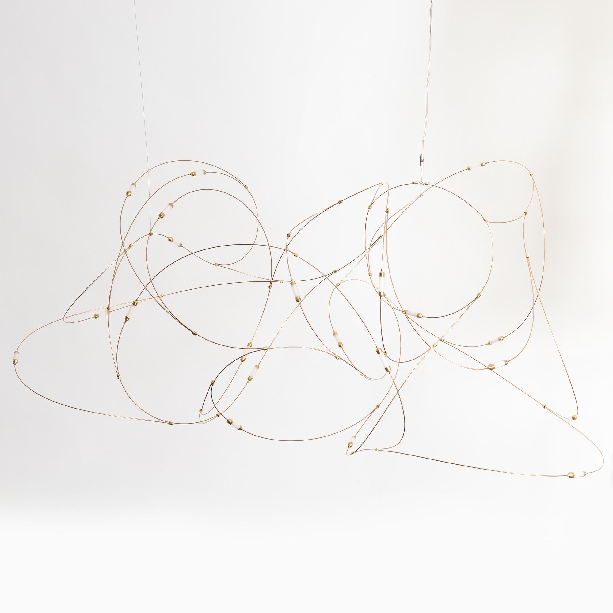 Studio Toer, "a Flock of Light 21" ceiling lamp, Moooi,