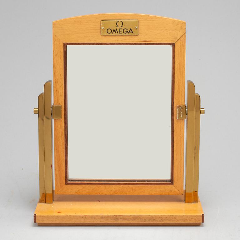 A late 20th century table mirror.