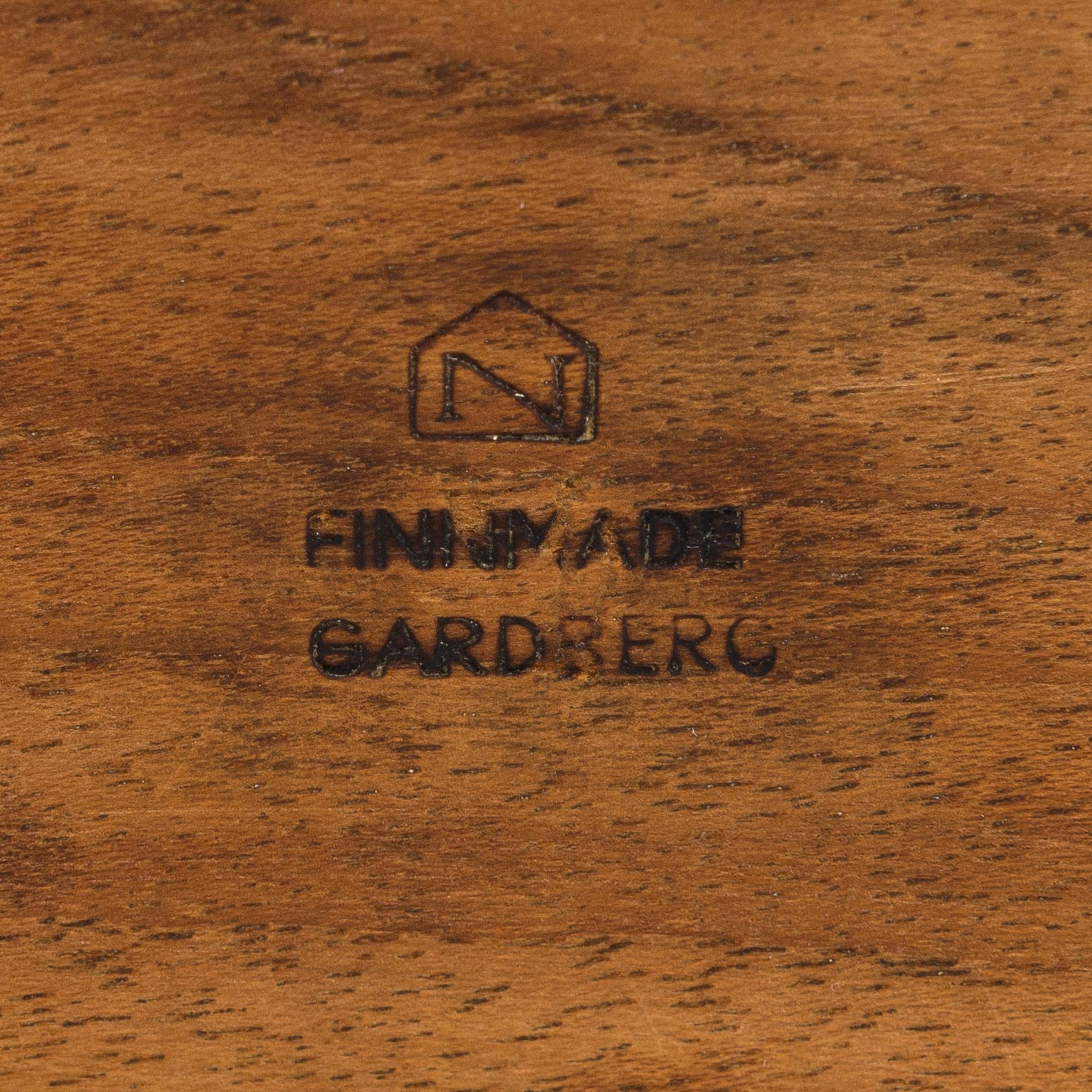 Bertel Gardberg, skål, Hopeatehdas, Helsingfors och mortel, Finnmade Gardberg, Norrmark slöjd.