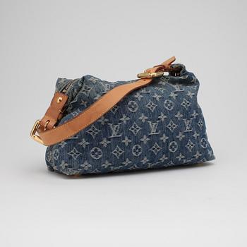 LOUIS VUITTON, a Monogram Denim "Baggy PM M95049" shoulder bag.