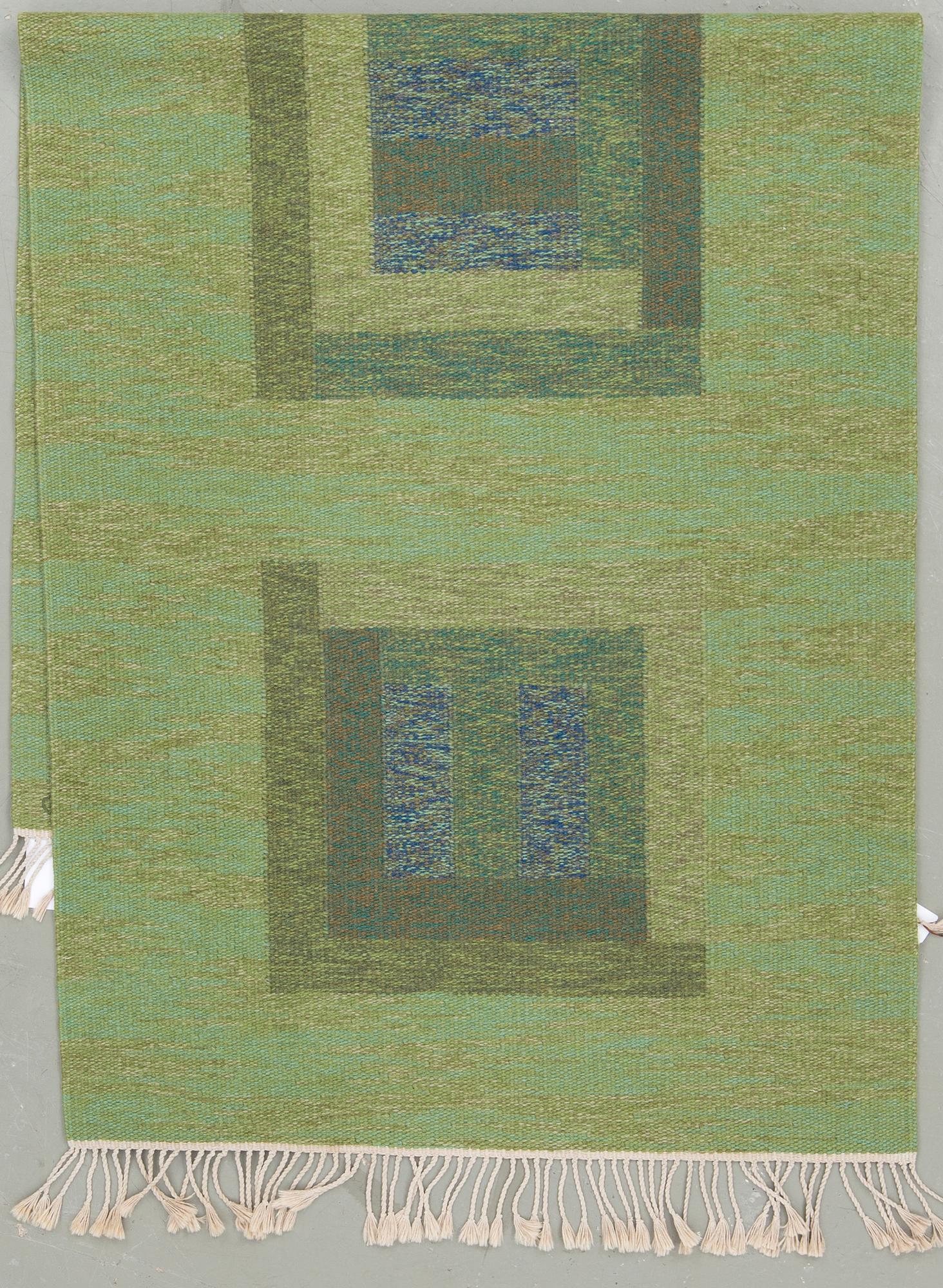 GALLERIMATTA, rölakan, Gammelstads Handväveri AB. Signerad MÅ (Margareta Åkerberg). Ca 238x104 cm.