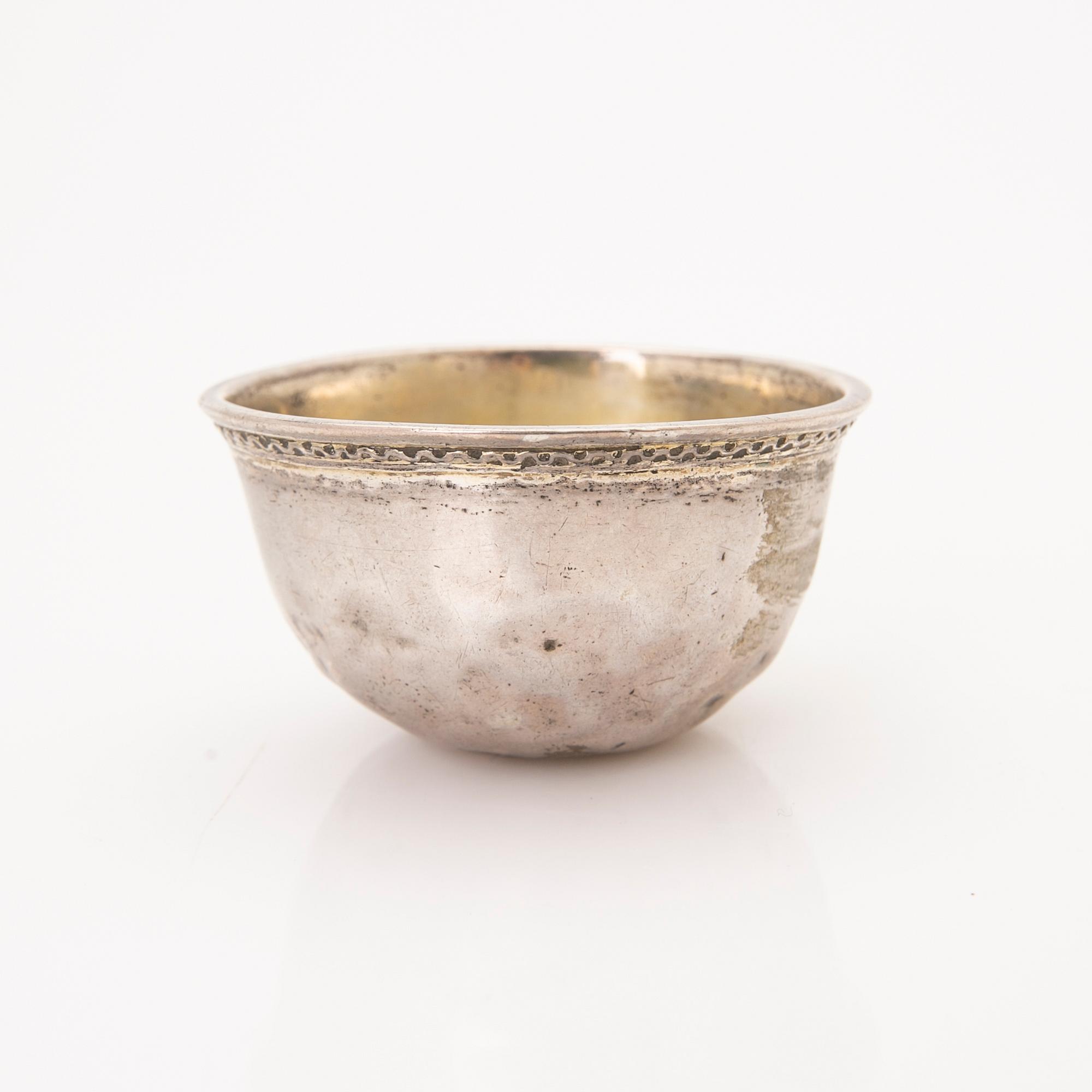 Tumbler, silver, Christian Dalbeck (active 1716–1721), Kristianstad.