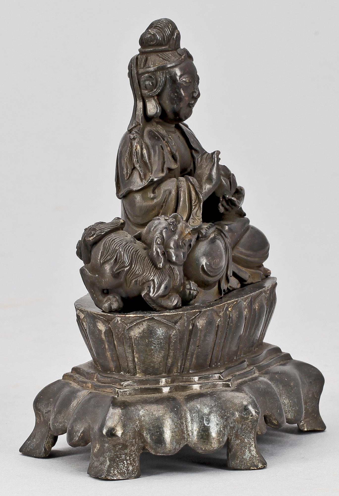 SKULPTUR, brons, Kina, 1900-talets första hälft.