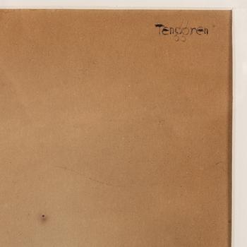 Gustaf Adolf Tenggren, blandteknik på papper, signerad.