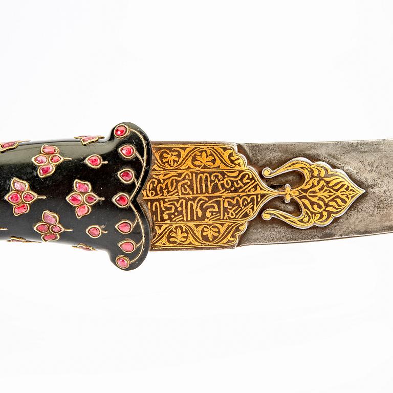 Khanjar, dagger, indopersian for the ottoman market, turn of the Century 1900 / early 20th Century.