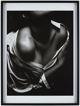 Albert Watson, “Charlotte in Prada Blouse, Milan, Italy, 1989”.