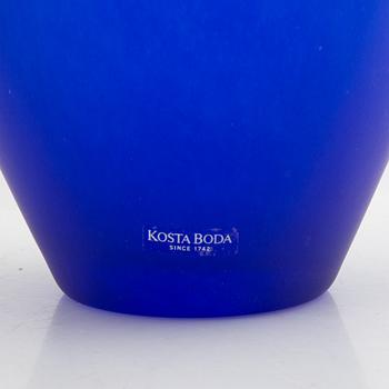 Kjell Engman and Gunnel Sahlin carafes 2 pcs Kosta Boda late 20th century.