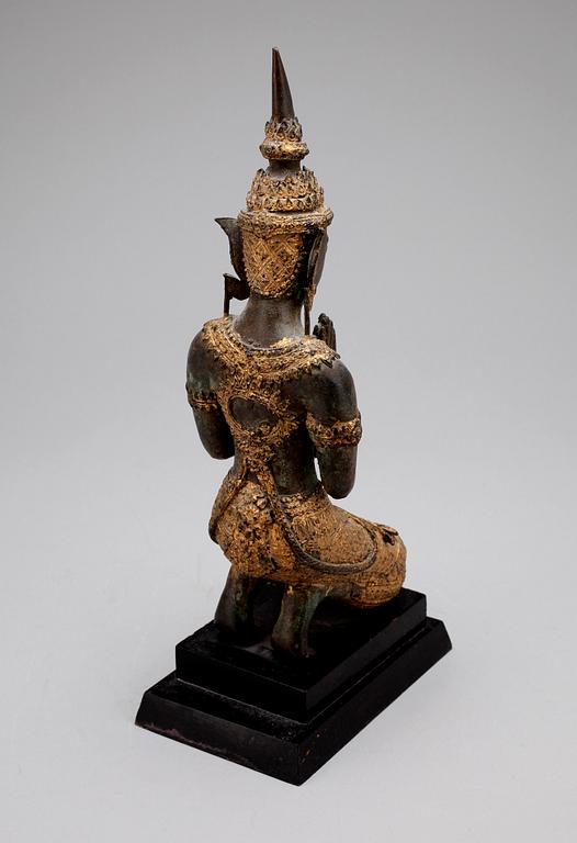 FIGURIN, brons. Thailand, omkring 1900.