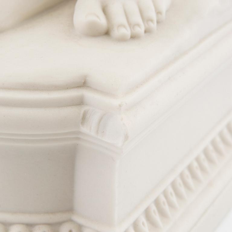 Per Hasselberg, skulptur "Snöklockan" Gustavsberg 1905.